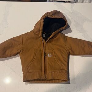 Carhartt Tan Hooded Jacket